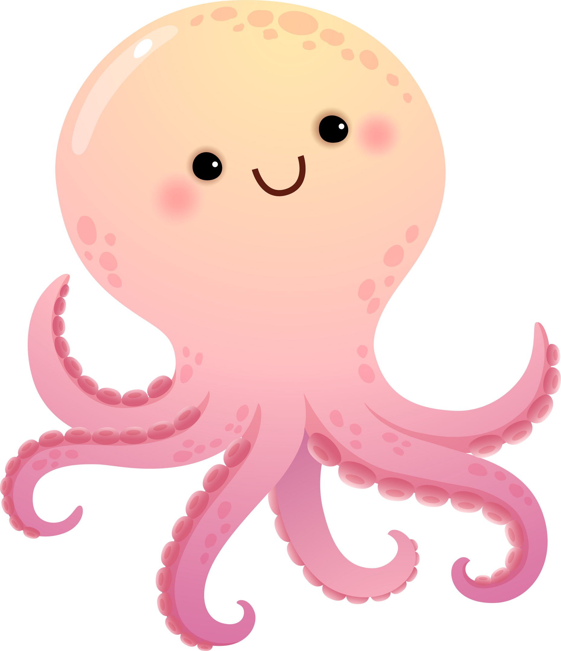 Cartoon octopus